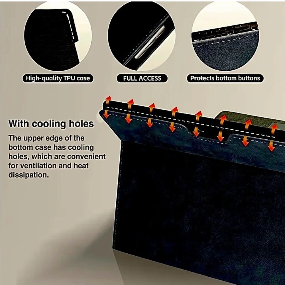 NIB!Protective Case Cover for Surface Pro 11 10 2024, Surface Pro 9 2022 Black